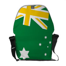 La bolsa de mensajero australiana de la bandera qu bolsas messenger