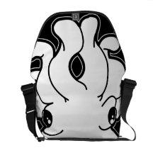 La bolsa de mensajero (blanca) de Tako Bolsas De Mensajería
