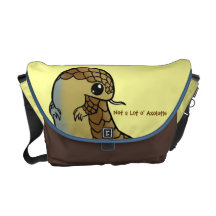 La bolsa de mensajero china del Pangolin Bolsas De Mensajería