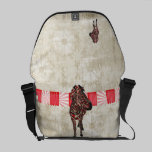 La bolsa de mensajero color de rosa del blanco de  bolsas messenger