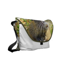 La bolsa de mensajero de la foto del castor bolsa de mensajería