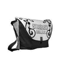La bolsa de mensajero de la marfil de la fibrilla  bolsa de mensajería
