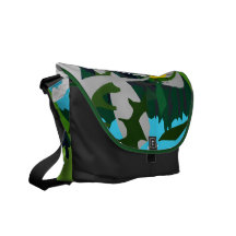 La bolsa de mensajero de la margarita de los estud bolsas de mensajeria