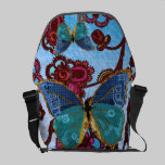 La bolsa de mensajero de la mariposa de Boho bolsas messenger