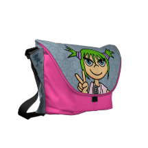 La bolsa de mensajero de la paz del chica de la es bolsa de mensajeria 
