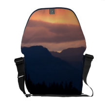 La bolsa de mensajero de la puesta del sol bolsa de mensajeria 