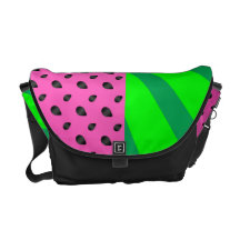 La bolsa de mensajero de la sandía bolsa de mensajeria 