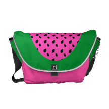 La bolsa de mensajero de la sandía bolsa messenger