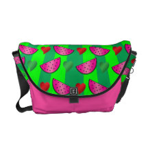 La bolsa de mensajero de la sandía bolsa de mensajeria 