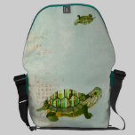 La bolsa de mensajero de la tortuga del jade bolsas messenger