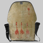 La bolsa de mensajero de las jirafas del rosa rojo bolsas messenger