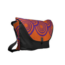 La bolsa de mensajero de los anillos (púrpuras/nar bolsas messenger