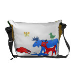 La bolsa de mensajero de los Critters del arbolado Bolsa De Mensajería