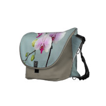 La bolsa de mensajero de Orji de la orquídea Bolsas De Mensajeria