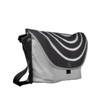 La bolsa de mensajero de plata del carrito del pol bolsa de mensajería