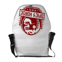 La bolsa de mensajero de Spicy Horse - luz Bolsas Messenger