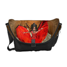 La bolsa de mensajero de Srta. Vashanique Harris Bolsas De Mensajería