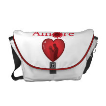 La bolsa de mensajero de Valuegem Amore Bolsas De Mensajería