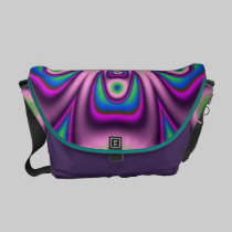 La bolsa de mensajero decorativa del caleidoscopio bolsas messenger