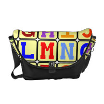 La bolsa de mensajero del alfabeto bolsas de mensajeria