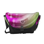 La bolsa de mensajero del arte abstracto 9 bolsas de mensajeria