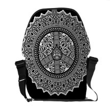 La bolsa de mensajero del carrito de la paz del Ar Bolsa De Mensajería