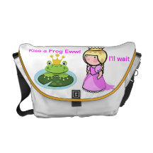 La bolsa de mensajero del carrito de la princesa y bolsa de mensajería