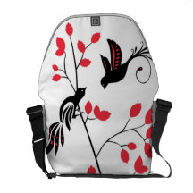 La bolsa de mensajero del carrito de los pájaros d bolsas de mensajería