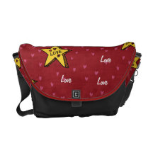La bolsa de mensajero del carrito del AMOR Bolsa De Mensajería