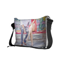 La bolsa de mensajero del compromiso de Dianne y d Bolsa Messenger