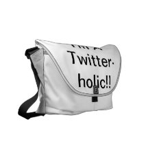 La bolsa de mensajero del Gorjeo-holic Bolsa De Mensajeria