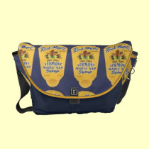 La bolsa de mensajero del jarabe de arce de roca bolsas messenger