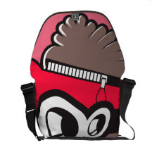 La bolsa de mensajero del monstruo del inconformis bolsas messenger