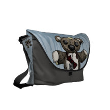 La bolsa de mensajero del oso de peluche del zombi bolsa de mensajeria 