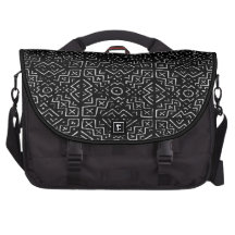 La bolsa de mensajero del paño del fango de AfriMe Bolsas De Ordenador