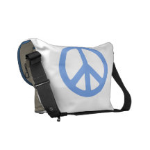 La bolsa de mensajero del signo de la paz bolsa de mensajeria 