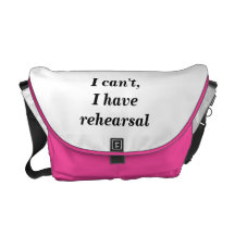 La bolsa de mensajero del teatro para los ejecutan bolsa messenger