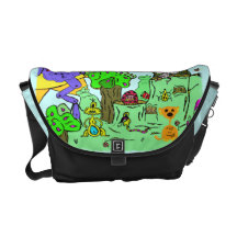 La bolsa de mensajero del valle del monstruo bolsa de mensajería