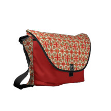 La bolsa de mensajero dulce de las guirnaldas - ro bolsa de mensajeria 