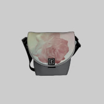 La bolsa de mensajero en colores pastel del rosa y bolsas messenger