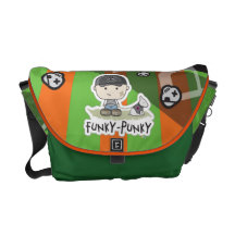 La bolsa de mensajero enrrollada del Punky Bolsa De Mensajería