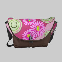 La bolsa de mensajero femenina de los círculos flo bolsas messenger