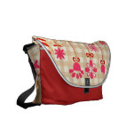 La bolsa de mensajero femenina del diseño floral bolsas messenger