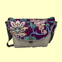 La bolsa de mensajero floral del vintage magnífico bolsas messenger