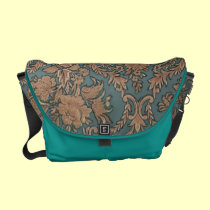 La bolsa de mensajero floral del vintage magnífico bolsas messenger