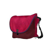 La bolsa de mensajero geométrica roja y púrpura de bolsa de mensajeria 