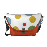 La bolsa de mensajero grande linda del lunar bolsa de mensajería