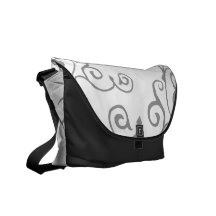 La bolsa de mensajero (gris) de la marfil del cirr bolsas messenger