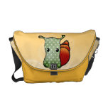 La bolsa de mensajero linda del caracol bolsas de mensajería