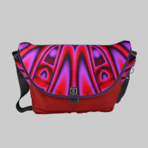 La bolsa de mensajero moderna con el monograma bolsas messenger